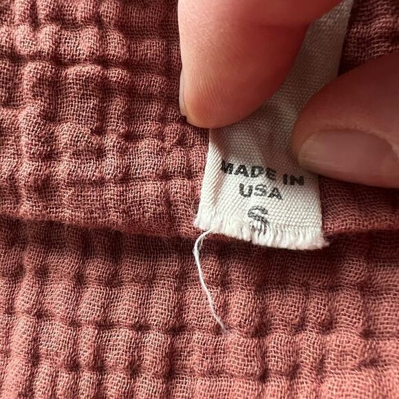 Anthropologie Amadi Woman's Theresa Terracotta Twisted Gauze Dress- Size S - Picture 5 of 12